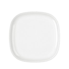 Costa Verde Isola Plato Cuadrado de Porcelana 26x26x2 cm para Vajilla (Set de 12)