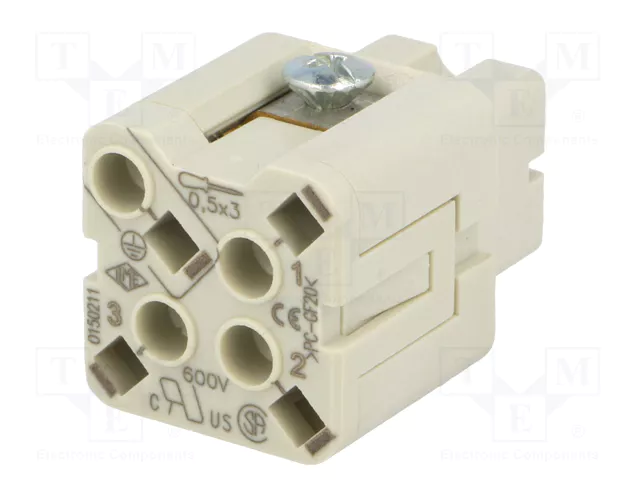 ILME CKSF03 Conector HDC Hembra de 4 Pines