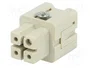 ILME CKSF03 Conector HDC Hembra de 4 Pines