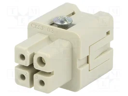 ILME CKSF03 Conector HDC Hembra de 4 Pines