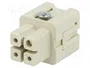 ILME CKSF03 Conector HDC Hembra de 4 Pines