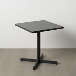 Mesa Auxiliar Plegable Antracita Acero 70 X 70 X 74 cm