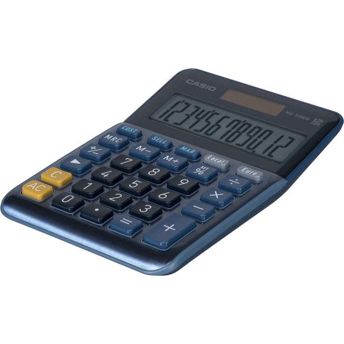 Casio MS-120EM Calculadora de Sobremesa 12 Dígitos Azul Casio MS-120EM Calculadora de Sobremesa 12 Dígitos Azul