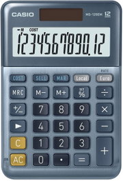 Casio MS-120EM Calculadora de Sobremesa 12 Dígitos Azul