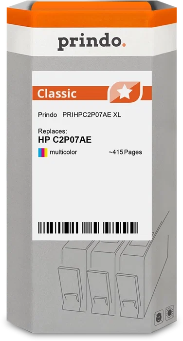 Prindo Classic XL Cartucho de tinta varios colores para HP 62 XL