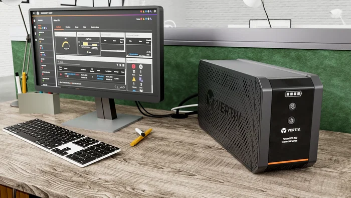 Vertiv PSA6E-600IT-IEC UPS Línea Interactiva 0.6 kVA / 315 W, 4 Salidas AC, Forma de Onda Senoidal, Batería VRLA