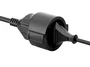 Equip 112183 Cable de Alimentación CEE7/7 Macho a CEE7/3 Hembra 3x1.5mm² 10m Negro 250V 16A 3500W H05VV-F3G