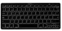 Approx APPKBBT02B Teclado Bluetooth 3.0 Universal Ultrafino Negro QWERTY Español para Windows, Mac y Android