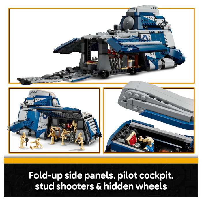 LEGO Star Wars 75435 MTT Separatista de la Batalla de Felucia de Las Guerras Clon LEGO Star Wars 75435 MTT Separatista de la Batalla de Felucia de Las Guerras Clon