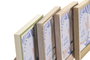 DKD Home Decor Marco Foto 15X20 Scandi Azul Blanco 2.5 x 24 x 19 cm (12 Unidades)