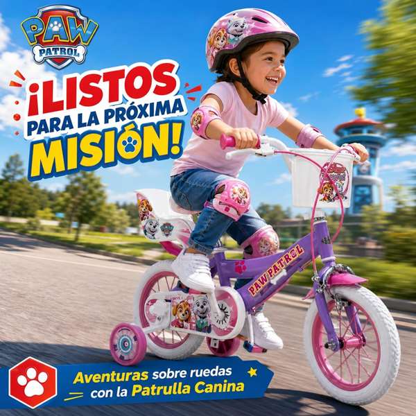Toimsa Bicicleta Paw Patrol Niña 12" (3/5 Años)
