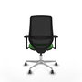 PIQUERAS Y CRESPO Silla de oficina Mardos con mecanismo Sincro/Traslack, Verde y Negro
