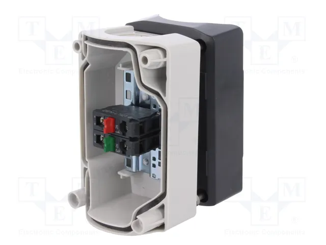 SCHNEIDER ELECTRIC Casete de Control Harmony XB5 de 22mm con 2 Botones Planos