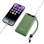 Intenso F10000 Power Bank 10000 mAh Verde Carga Rápida Power Delivery 20W Quick Charge 3.0 USB-C