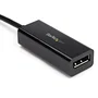 Adaptador USB C a DisplayPort Startech CDP2DP14B Negro