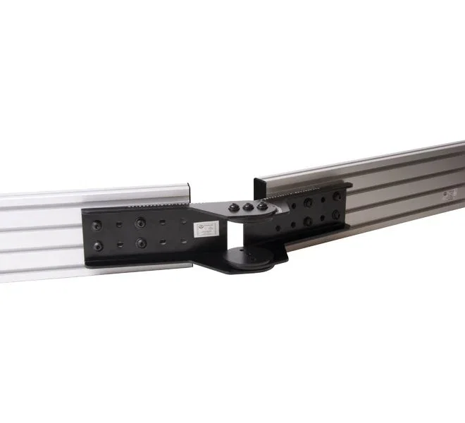 B-Tech BT8390-AAC/B - Conector Angular para Soporte de Monitor, Color Negro, Ángulo de Rotación 45°