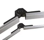 B-Tech BT8390-AAC/B - Conector Angular para Soporte de Monitor, Color Negro, Ángulo de Rotación 45°