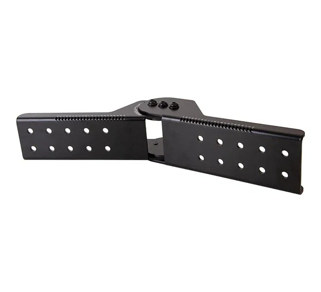 B-Tech BT8390-AAC/B - Conector Angular para Soporte de Monitor, Color Negro, Ángulo de Rotación 45°