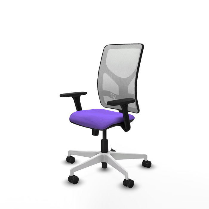 PIQUERAS Y CRESPO Silla de oficina Motilla con mecanismo Sincro, Lila y Blanco PIQUERAS Y CRESPO Silla de oficina Motilla con mecanismo Sincro, Lila y Blanco