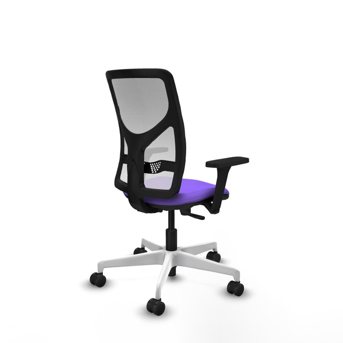 PIQUERAS Y CRESPO Silla de oficina Motilla con mecanismo Sincro, Lila y Blanco PIQUERAS Y CRESPO Silla de oficina Motilla con mecanismo Sincro, Lila y Blanco
