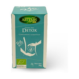 ARTEMIS BIO Tisana Detox Eco 20 bolsitas infusoras de agricultura ecológica.