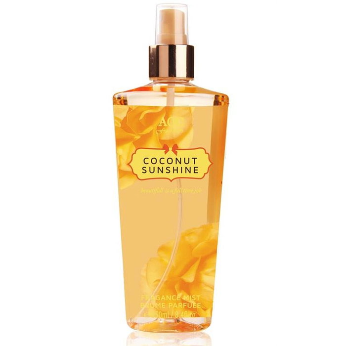 AQC Fragrances Body Mist Coconut Sunshine 250ml AQC Fragrances Body Mist Coconut Sunshine 250ml