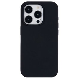 eSTUFF INFINITE RIGA Funda iPhone 15 Pro - Silicona reciclada, Negro, con 93% material reciclado