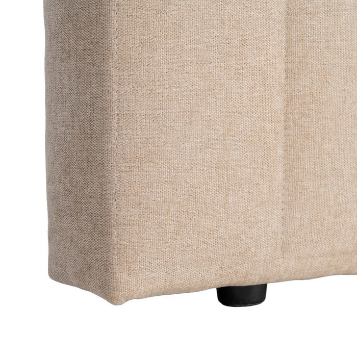 Cabecero Beige Tejido Dormitorio 160 X 122 cm
