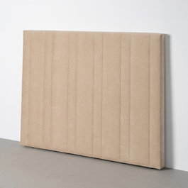 Cabecero Beige Tejido Dormitorio 160 X 122 cm