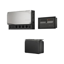 EcoFlow Kit Preparado Adaptador Montado en Pared Batería CC Negro Gris 5 Piezas