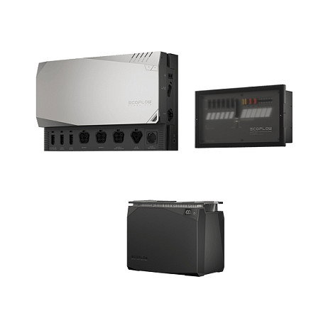 EcoFlow Kit Preparado Adaptador Montado en Pared Batería CC Negro Gris 5 Piezas EcoFlow Kit Preparado Adaptador Montado en Pared Batería CC Negro Gris 5 Piezas