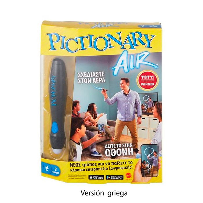 Mattel Games Pictionary Air Juego Versión Griega GWT11 Mattel Games Pictionary Air Juego Versión Griega GWT11