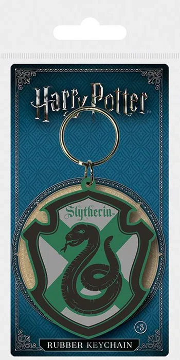 Pyramid RK38696C Llavero Harry Potter - Slytherin, Llavero Tipo Cartera en Caucho, Figura Negra, Verde y Blanca Pyramid RK38696C Llavero Harry Potter - Slytherin, Llavero Tipo Cartera en Caucho, Figura Negra, Verde y Blanca