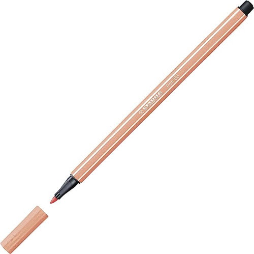 Stabilo Rotulador Pen 68 Max 768/26 Punta de Fibra Biselada, Color Albaricoque para Creatividad y Hand Lettering