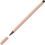 Stabilo Rotulador Pen 68 Max 768/26 Punta de Fibra Biselada, Color Albaricoque para Creatividad y Hand Lettering