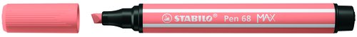 Stabilo Pen 68 Rotulador Premium Color Albaricoque con Punta de Fibra Biselada