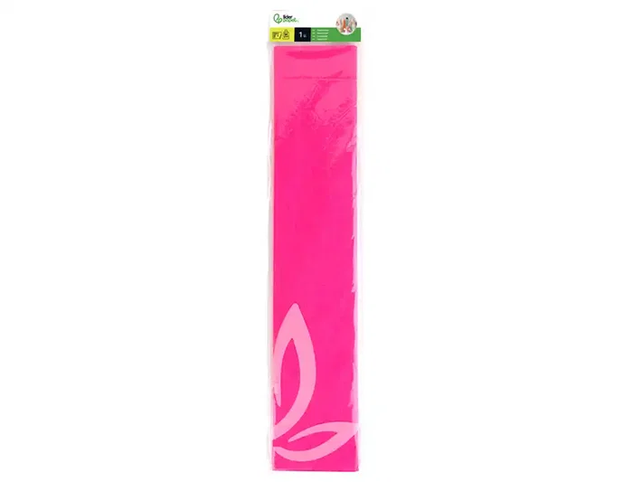 Liderpapel Papel crepé Rosa fluorescente 50 cm x 2,5 m 34g/m2