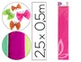 Liderpapel Papel crepé Rosa fluorescente 50 cm x 2,5 m 34g/m2