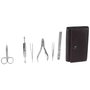 Zwilling Set de manicura y pedicura de 7 piezas con estuche de cuero