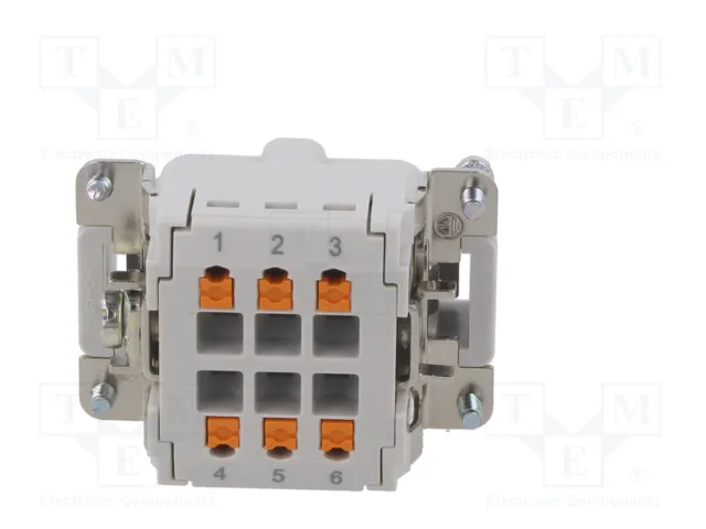 LAPP EPIC H-BE Conector Macho de Plantilla de Contacto, 6 Pines
