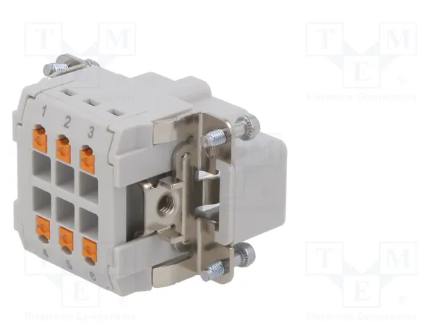LAPP EPIC H-BE Conector Macho de Plantilla de Contacto, 6 Pines