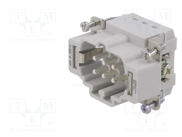 LAPP EPIC H-BE Conector Macho de Plantilla de Contacto, 6 Pines