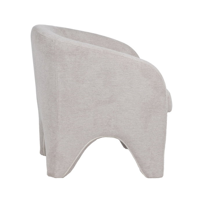 Sillón Beige Tejido Salón 74 X 73 X 75 cm