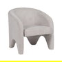 Sillón Beige Tejido Salón 74 X 73 X 75 cm
