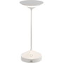 ab+ Lámpara de mesa portátil Tempo blanca