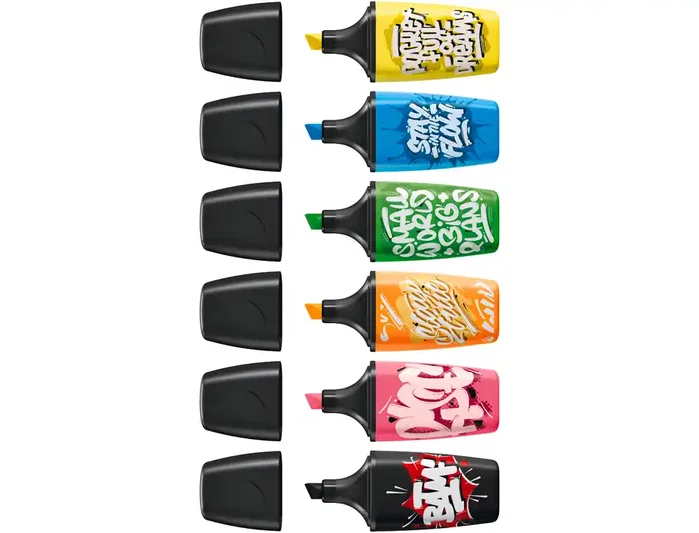 Stabilo Boss Mini Fluorescente Naranja por Snooze One, Pack de 10 Stabilo Boss Mini Fluorescente Naranja por Snooze One, Pack de 10
