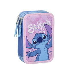 Cerdá Plumier Stitch Disney Triple Rosa