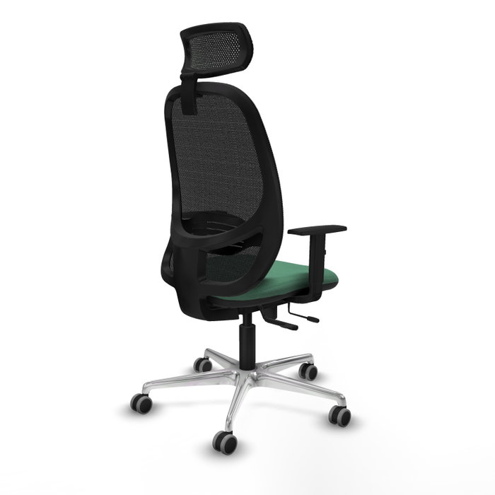 PIQUERAS Y CRESPO Silla de oficina Cilanco Verde esmeralda y Negro PIQUERAS Y CRESPO Silla de oficina Cilanco Verde esmeralda y Negro