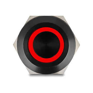DeLOCK 22015 Interruptor pulsador con LED rojo y montaje de 22 mm DeLOCK 22015 Interruptor pulsador con LED rojo y montaje de 22 mm
