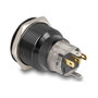 DeLOCK 22015 Interruptor pulsador con LED rojo y montaje de 22 mm
